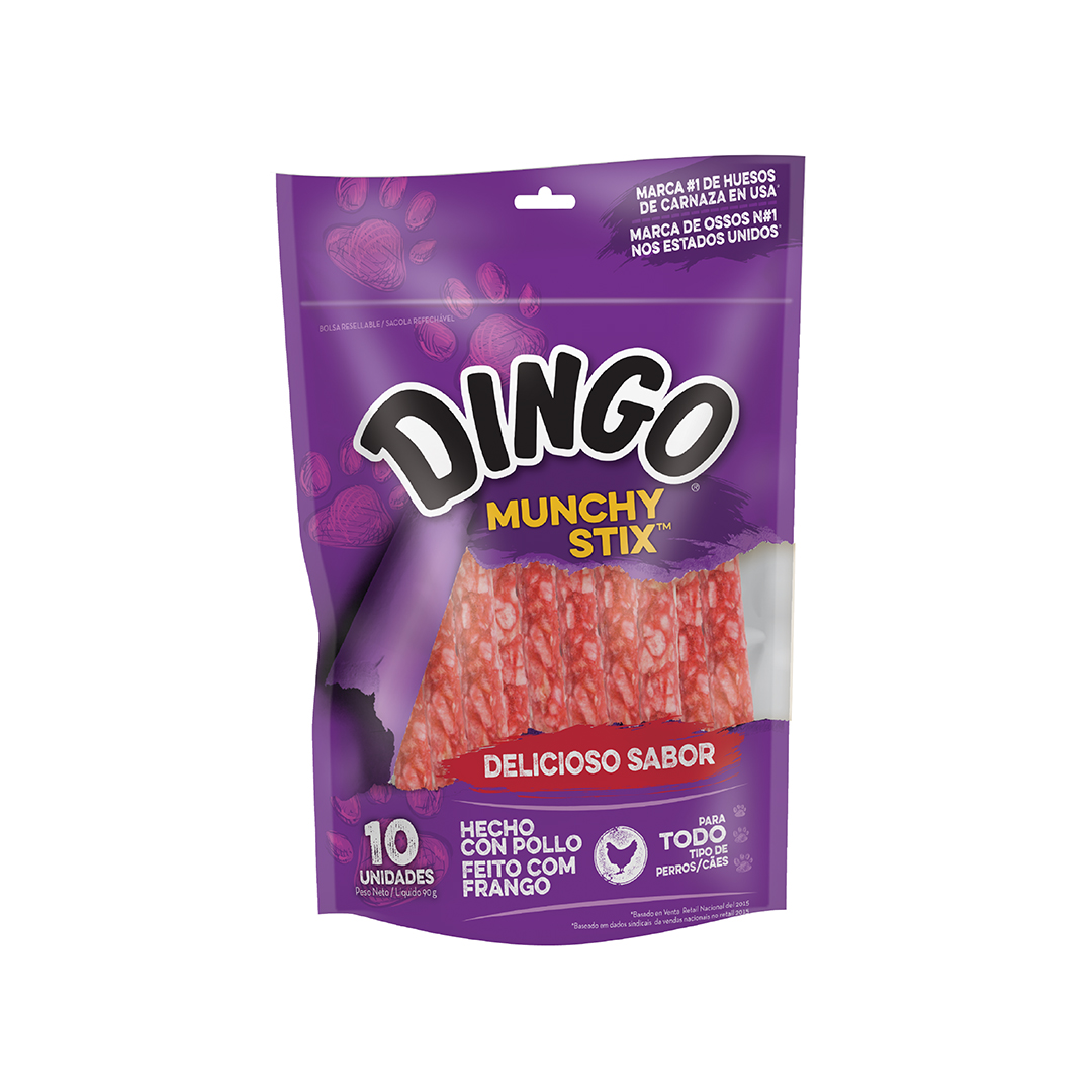 DN-99179LAR_1 DINGO MUNCHY STIX, 90 GR, 10 UN - Imagen 1