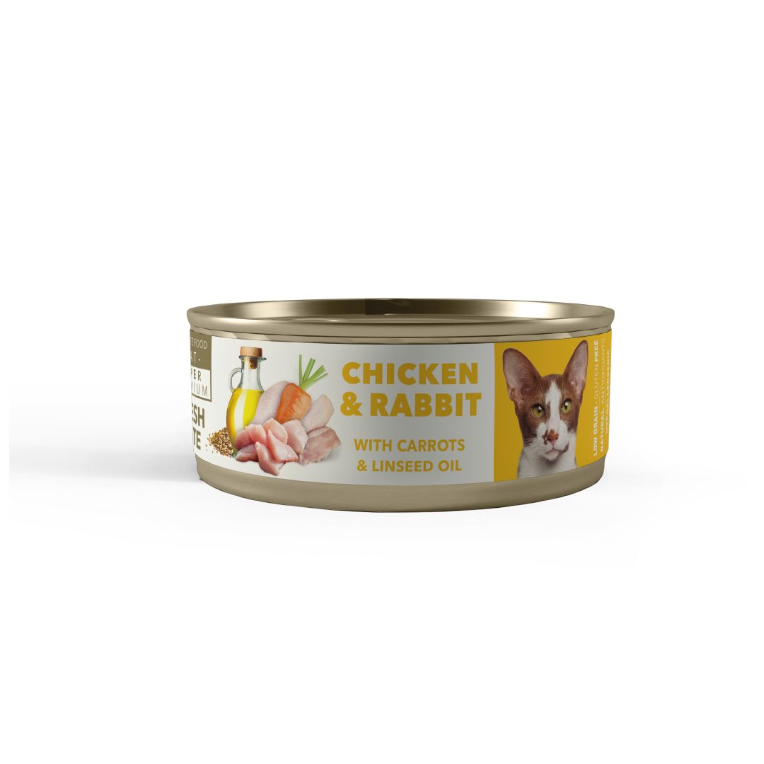 5GA80005 (1) AMITY CHICKEN AND RABBIT ADULT CAT WET FOOD 80 GR - Imagen 1