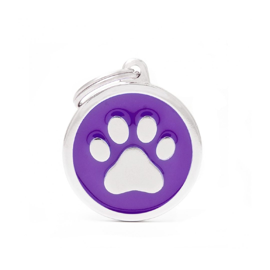 CH17PURPLEPAW (1) MY FAMILY PURPLE BIG CIRCLE PAW - Imagen 1