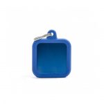 MY FAMILY ALUMINIUM BLUE SQUARE WITH BLUE RUBBER