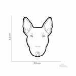 MY FAMILY BLACK AND WHITE BULL TERRIER - Imagen 2