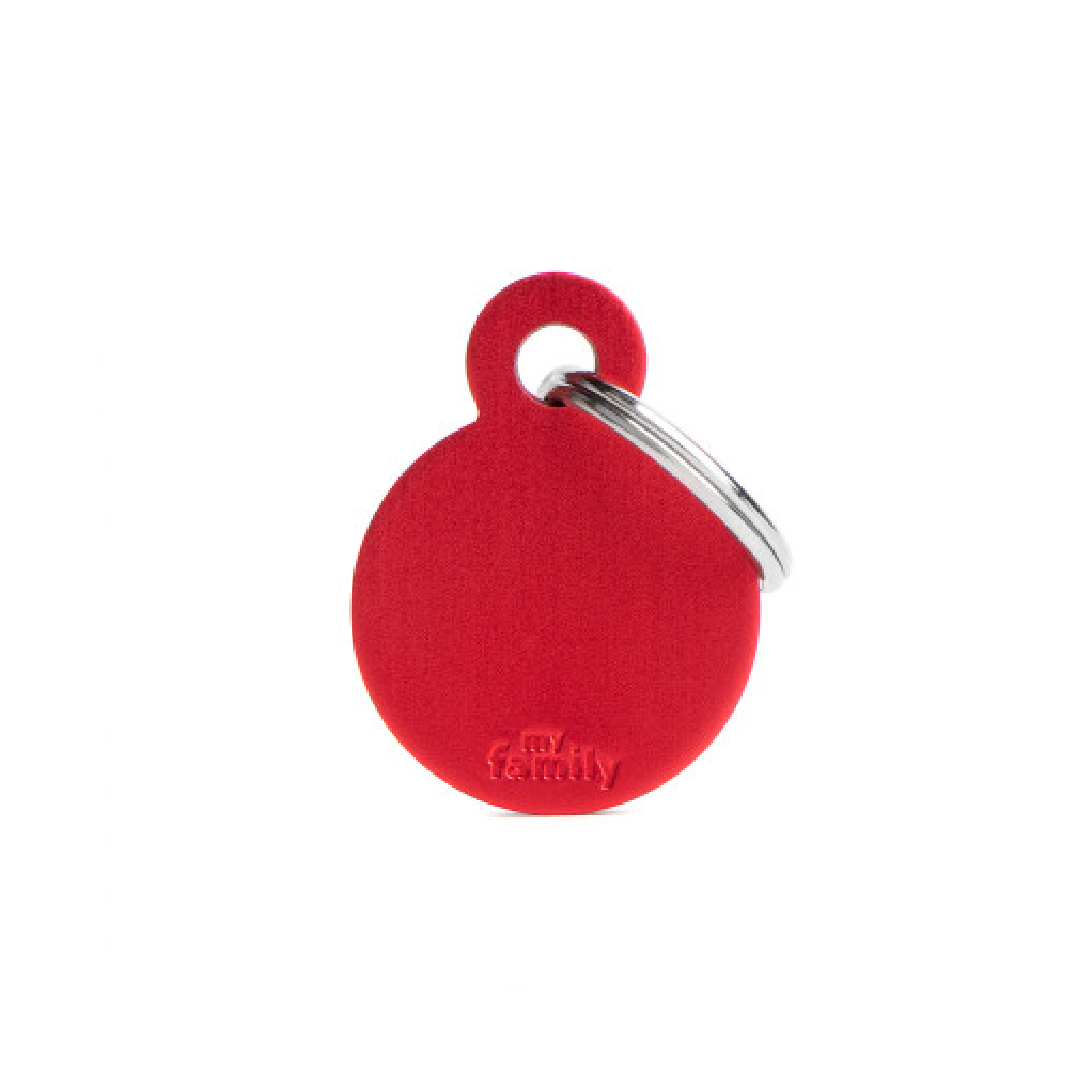 MFB15 (1) MY FAMILY SMALL ROUND ALUMINUM RED - Imagen 1