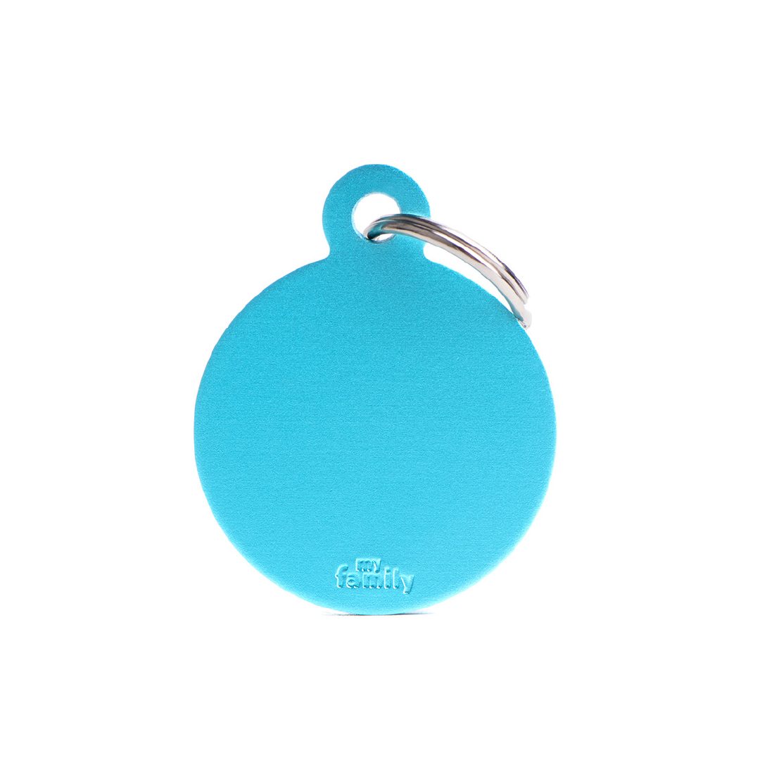 MFB60 (1) MY FAMILY BIG ROUND ALUMINUM LIGHT BLUE - Imagen 1