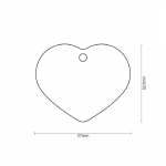MY FAMILY BIG HEART ALUMINUM BLUE - Imagen 2
