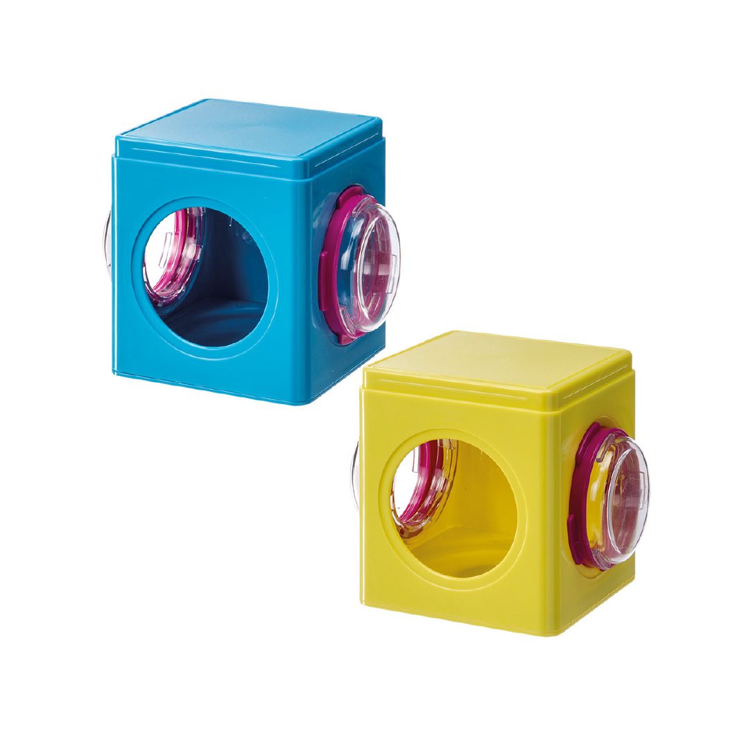 84836099 FP 2 CUBOS MODULAR PARA HAMSTER, CUBE, 12.5x9.5x10.5h cm - Imagen 1