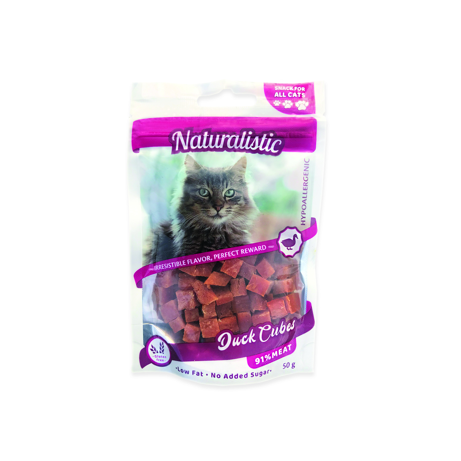 C2050 DUCK CUBES FOR CATS, 50 GRS - Imagen 1
