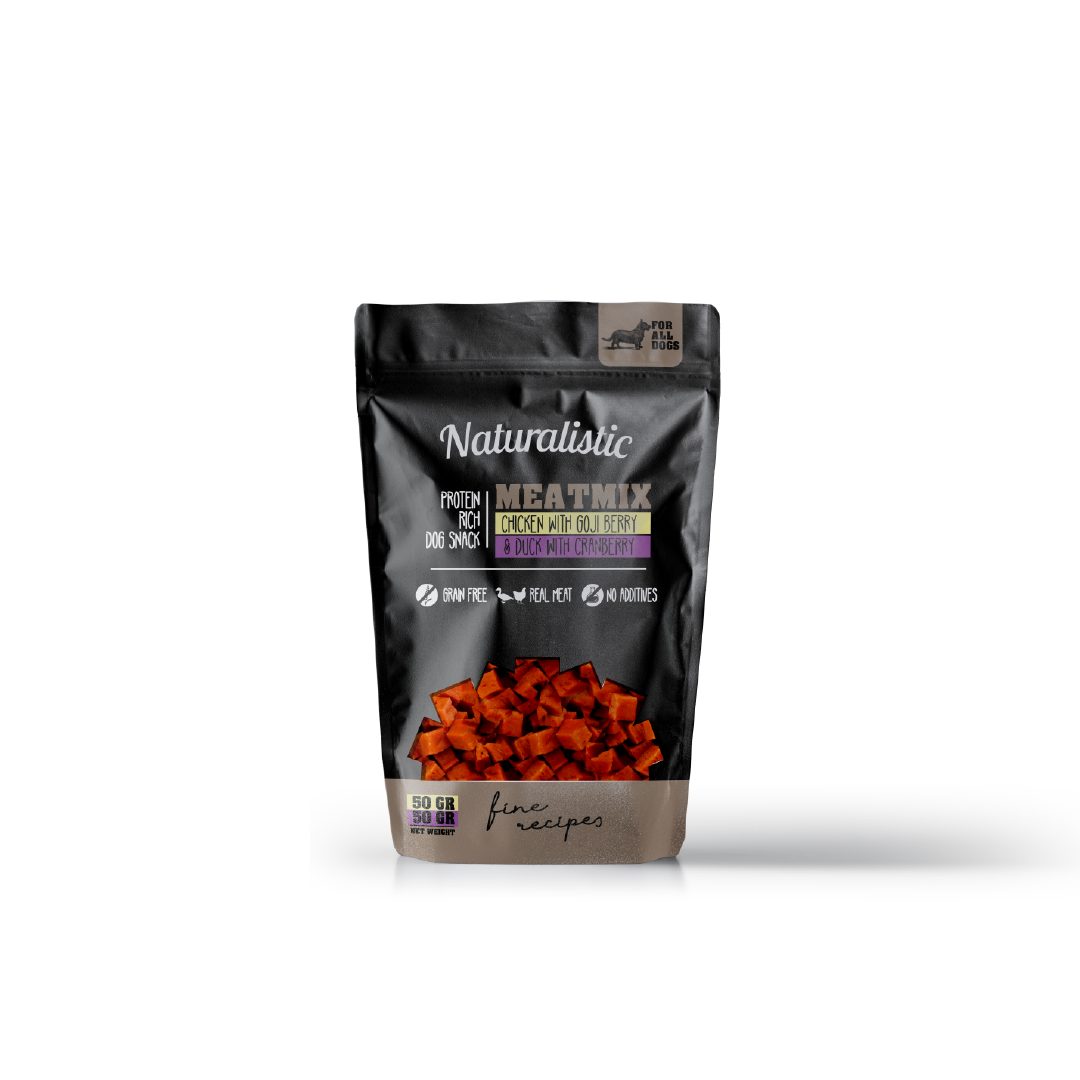 C2258 (1) MEATMIX CHICKEN W/ GOJI BERRY & DUCK W/ CRANBERRY 100 GR - Imagen 1