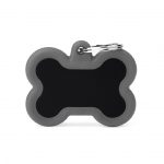 MY FAMILY BLACK BONE ALU GREY RUBBER