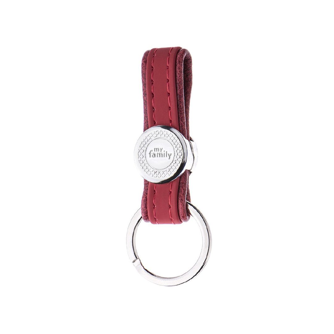 MF1175 MY FAMILY RED BILBAO KEYRING WHITE BRONZE - Imagen 1