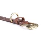 MF COLLAR EL PASO, CUERO CAFE, 42/55-2,8 cm / LG - Imagen 3