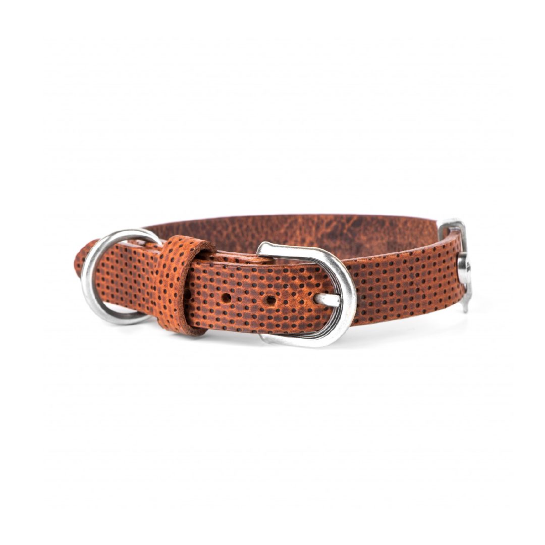 MF1484 (1) MF COLLAR MONZA, CUERO CAFE, 35/45-2,2 cm / MD - Imagen 1