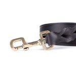 MF CORREA ASCOT, CUERO TRENZADO NEGRO, 180 cm - Imagen 2