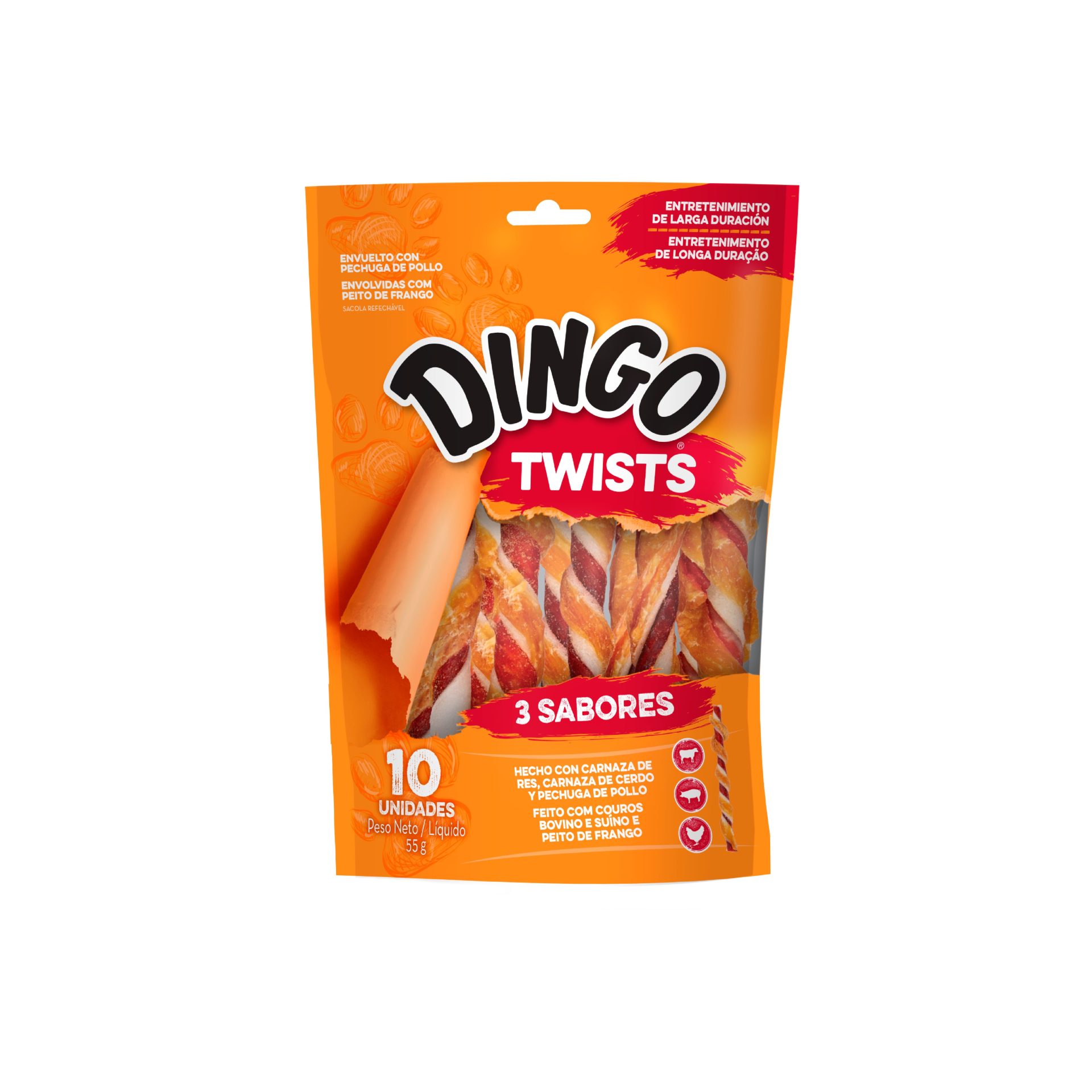 P-94569LA (1) DINGO TRIPLE FLAVOR TWIST 10 PK - Imagen 1